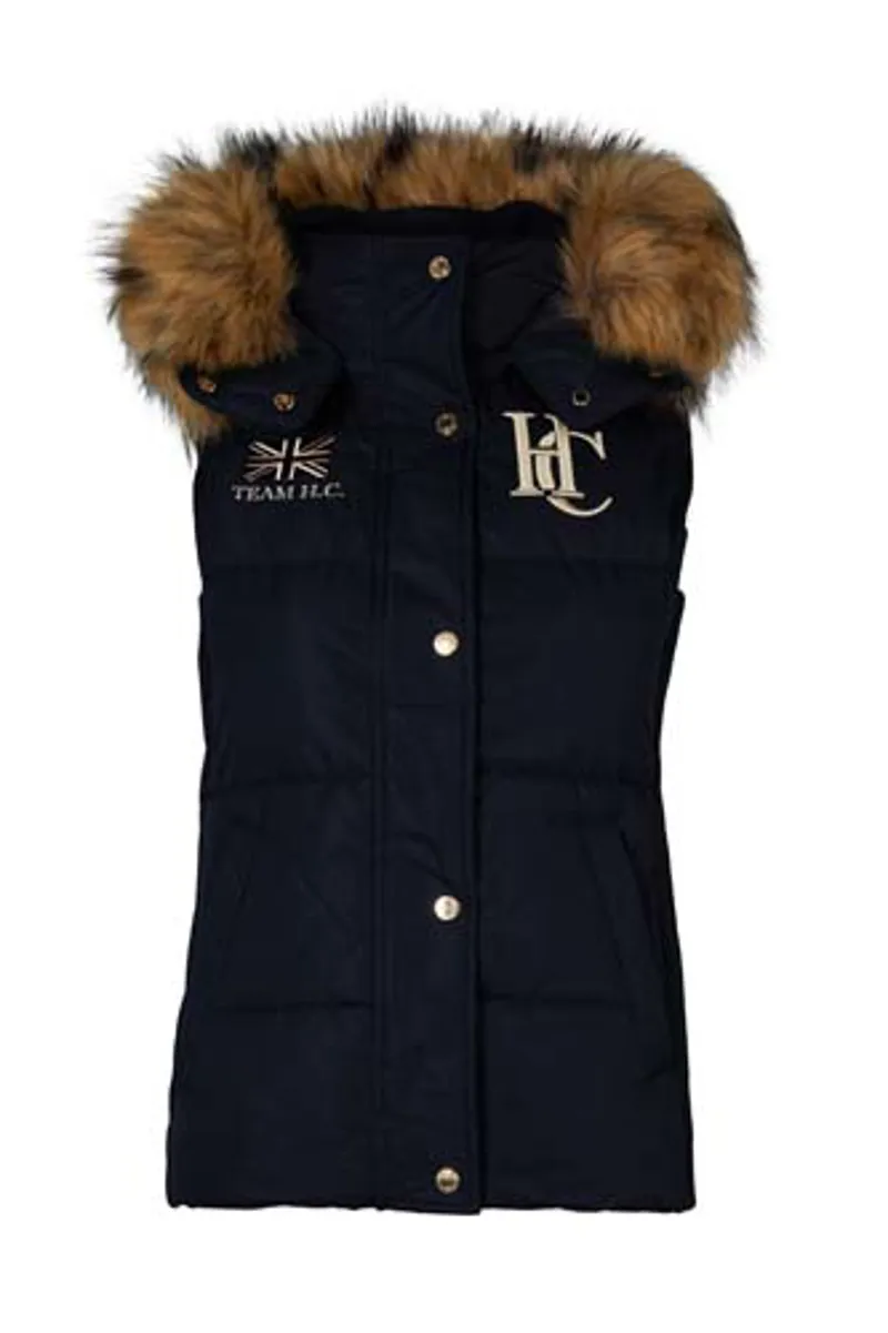 Holland Cooper Team Gilet Ladies in Ink Navy-1